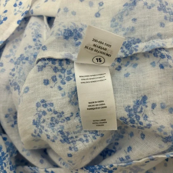 Rails Mariah Linen-Blend Floral Blouse - Picture 16 of 16